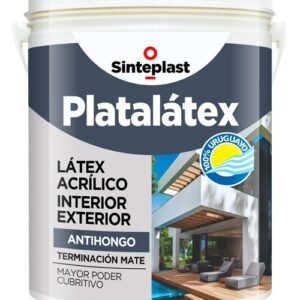 PLATALATEX INTERIOR - EXTERIOR BLANCO. 18 LTS.