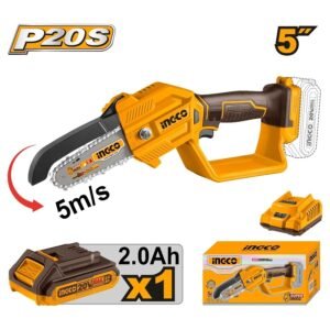 MINI MOTOSIEERRA 20V 5" C/BAT C/CARG. INGCO