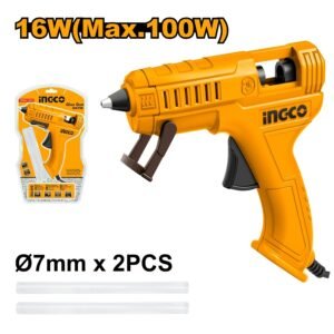 PISTOLA SILICONA CALIENTE 100W 7MM INGCO