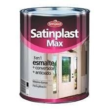 SATINPLAST/MAX 1/4LT. NEGRO SATINADO.(SATINPLAST)