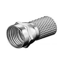 FICHA TIPO F  C/ROSCA P/CABLE COAXIL