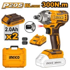 ATORNILLADOR IMPACTO 20V CON 2 BATERIA Y CARGADOR INGCO