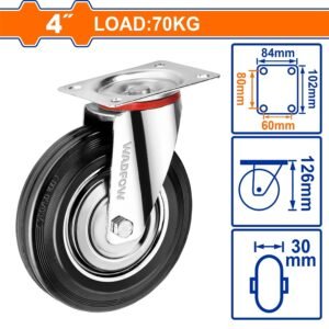 RUEDA GIRATORA 4" WADFOW
